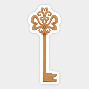 Antique Key Sticker